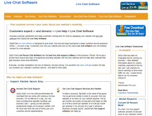 Tablet Screenshot of livechatsoftware.com