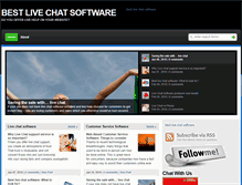 Tablet Screenshot of livechatsoftware.net